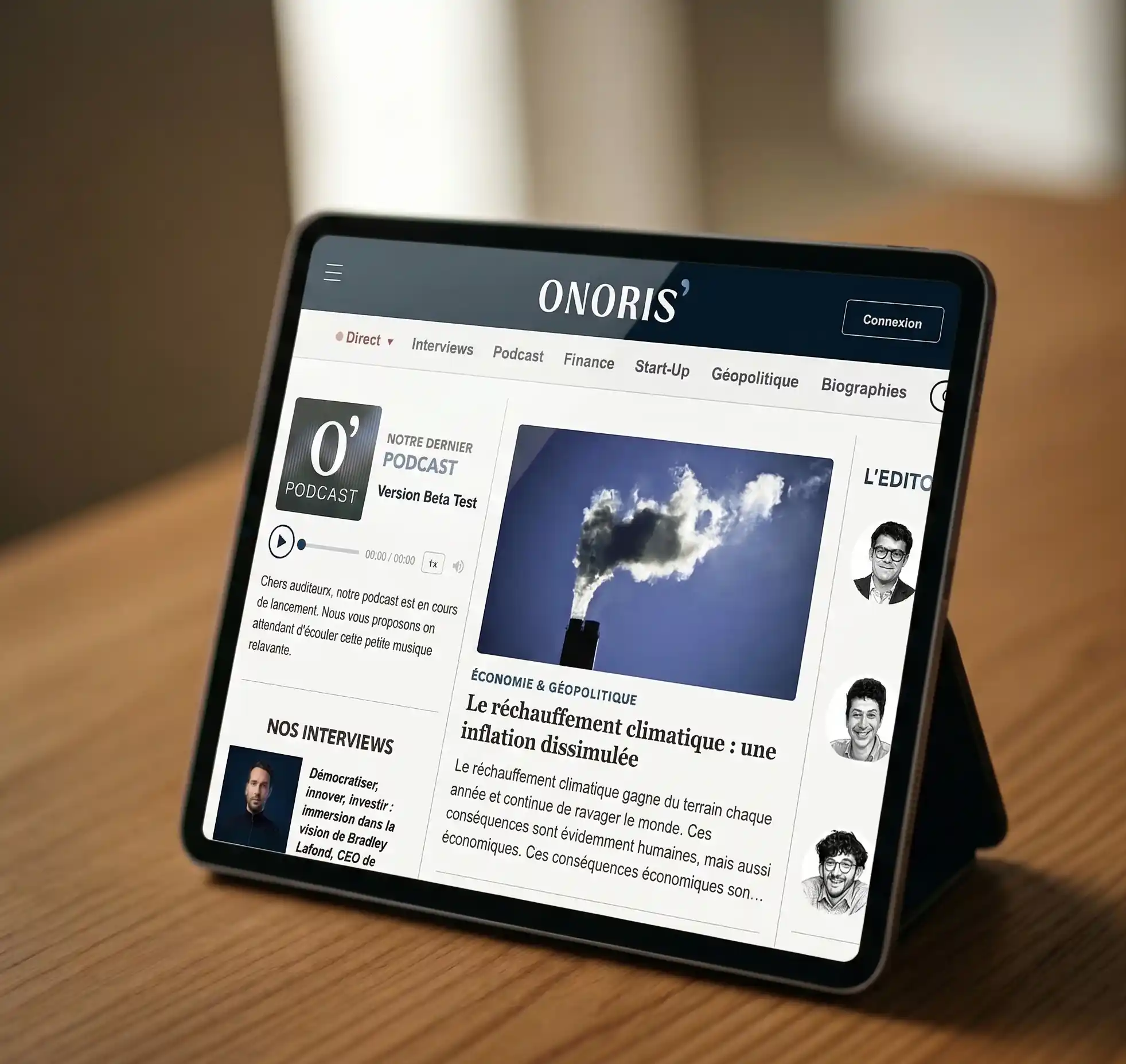 Détail d'un projet web